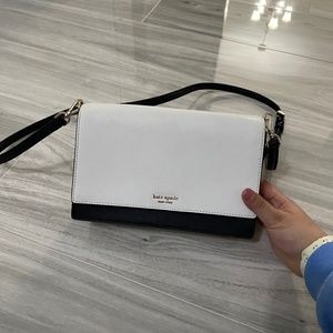 White & Black Kate Spade Purse